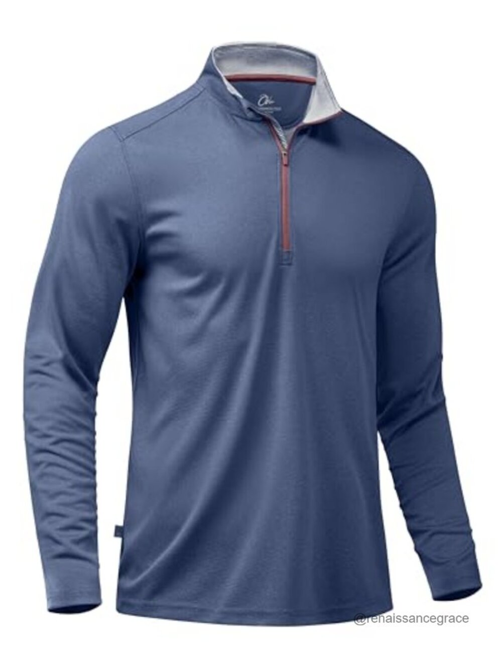 Men's Golf Quarter Zip Pullover Lightweight Polyester Sweatshirt